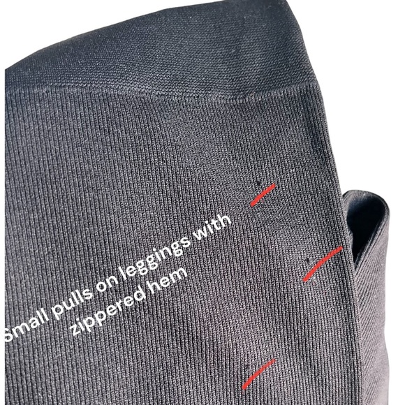 Set‎ of 2 Black Spanx Leggings Size M - Picture 4 of 9